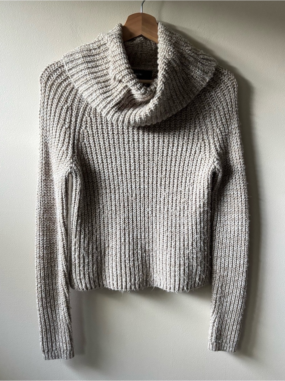 Mossimo Supply Co. Tan Tuetleneck Knit Sweater